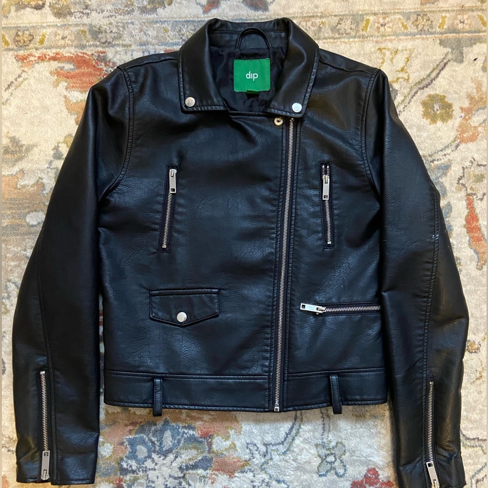 Faux Leather moto jacket